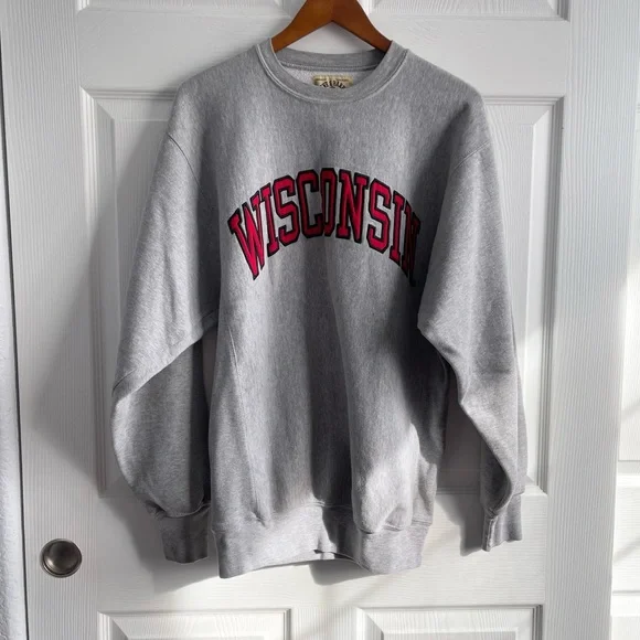 Vintage Steve and Barry Wisconsin crewneck pullover sweater - Picture 1 of 3